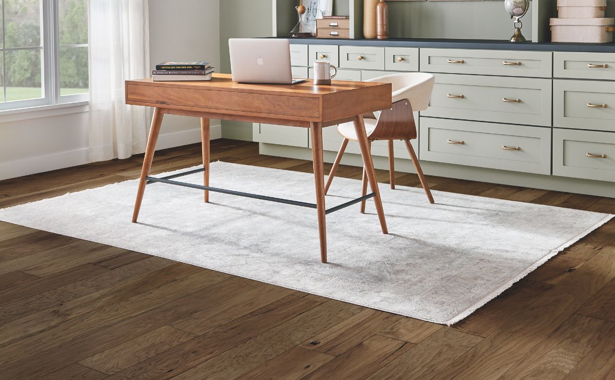 area rug in a stylish home office in Nixa, MO