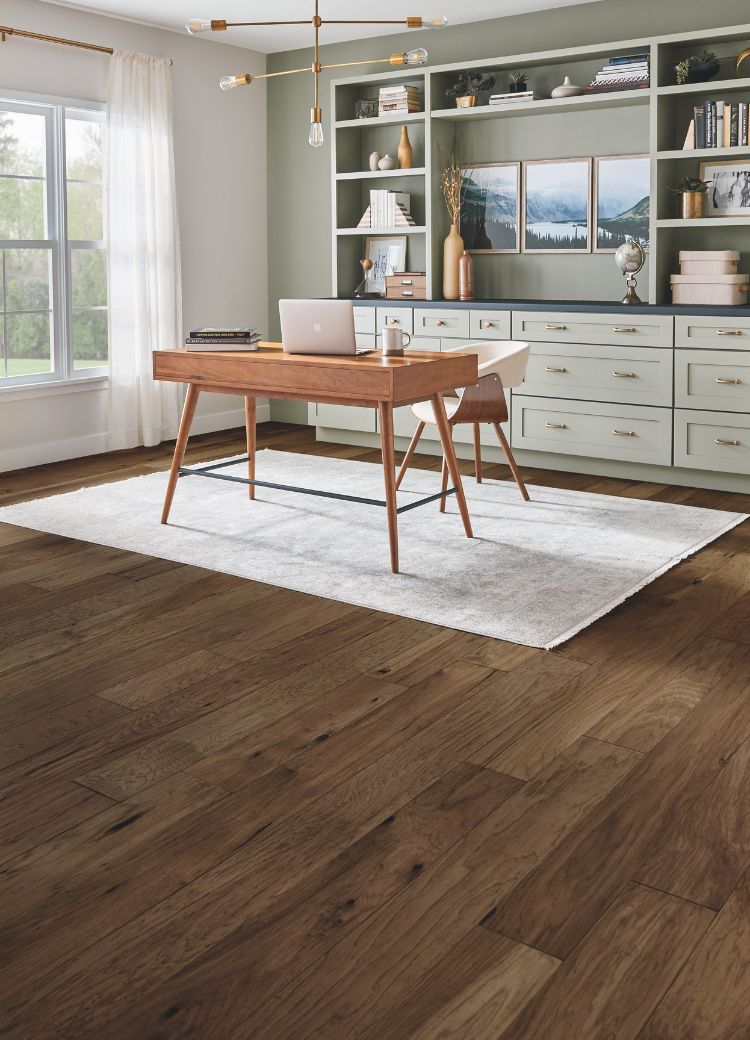 area rug in a stylish home office in Nixa, MO