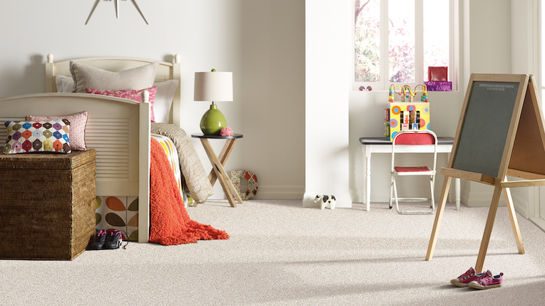soft carpets in a children's bedroom