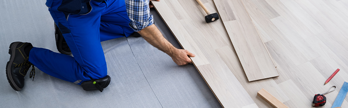 wood floor installation